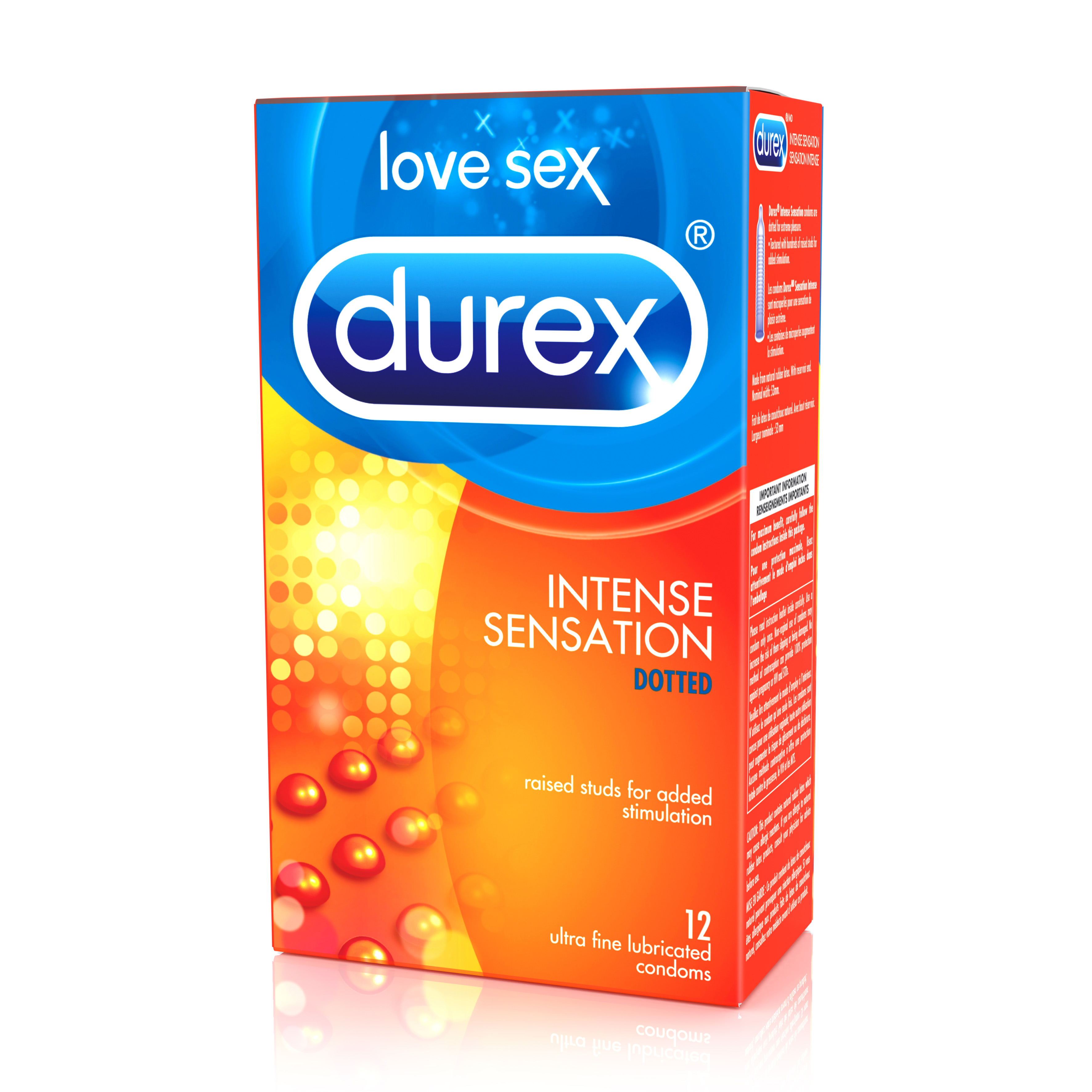 DUREX® Intense Sensation™ Dotted Condoms (Canada)